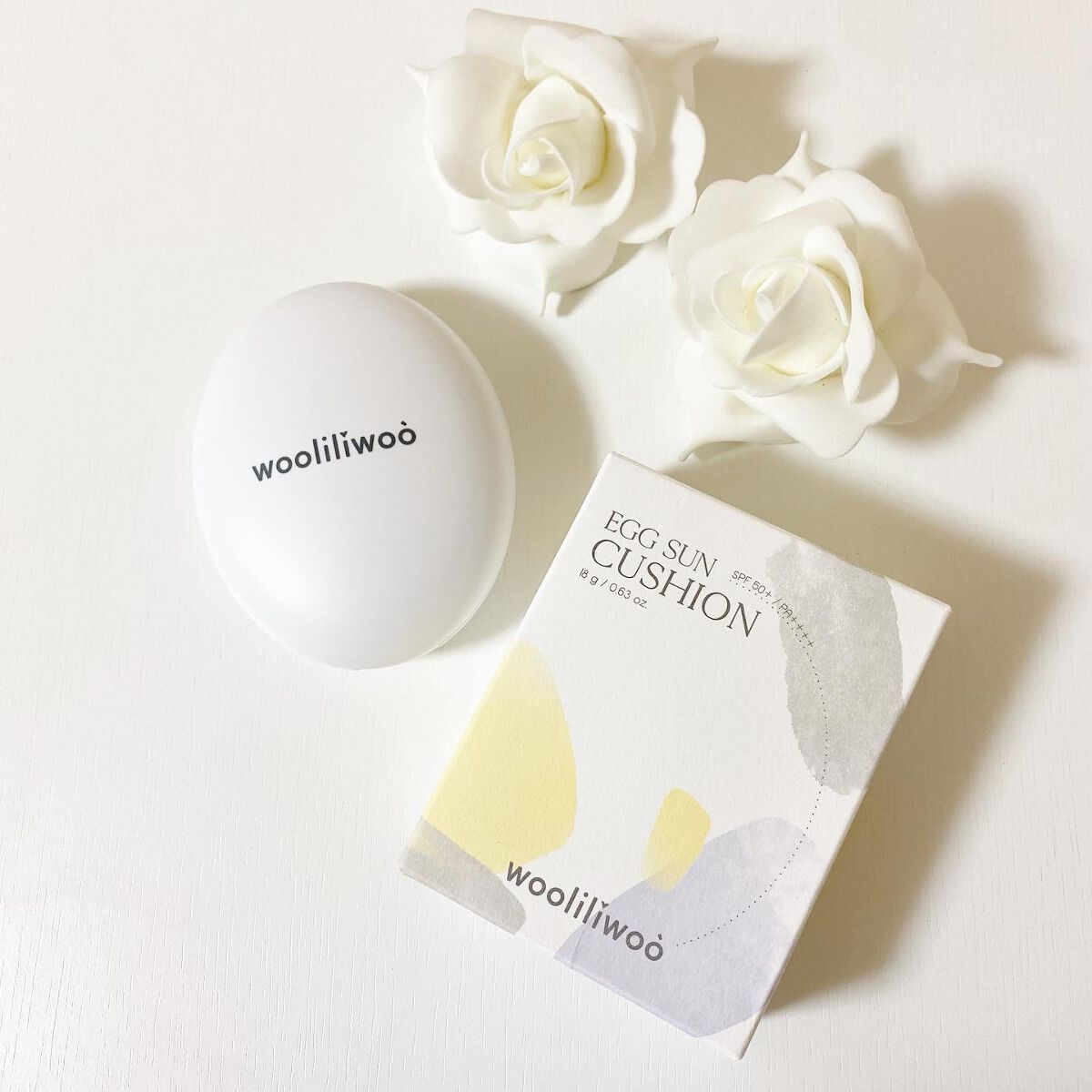 エッグサンクッション/wooliliwoo/日焼け止めローションを使ったクチコミ（1枚目）