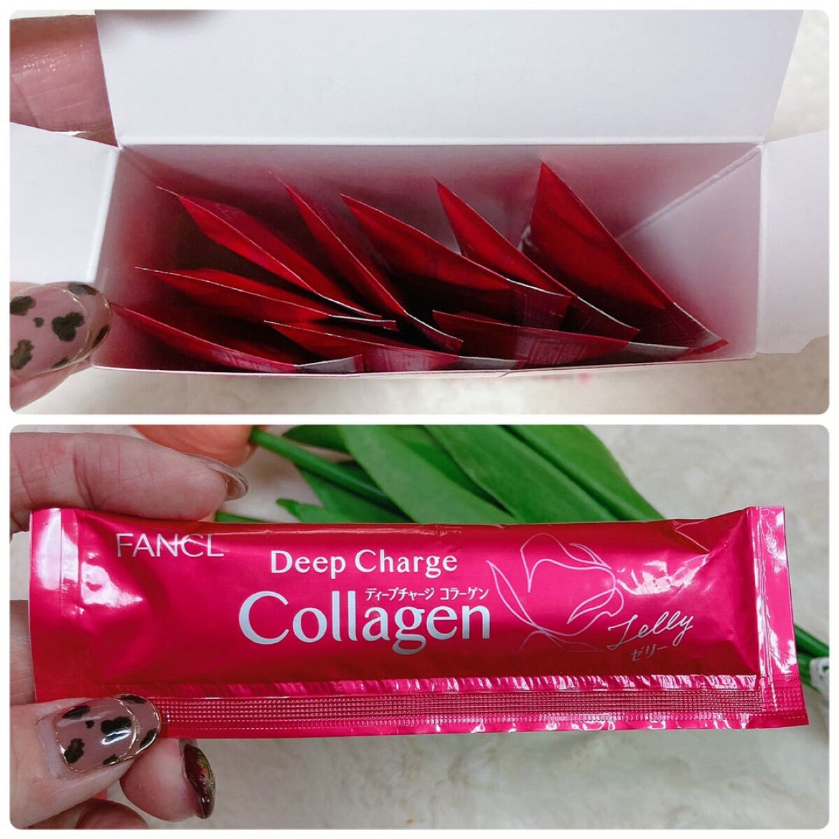 ディープチャージ コラーゲン スティックゼリー/ファンケル/美容サプリメントを使ったクチコミ(3枚目)