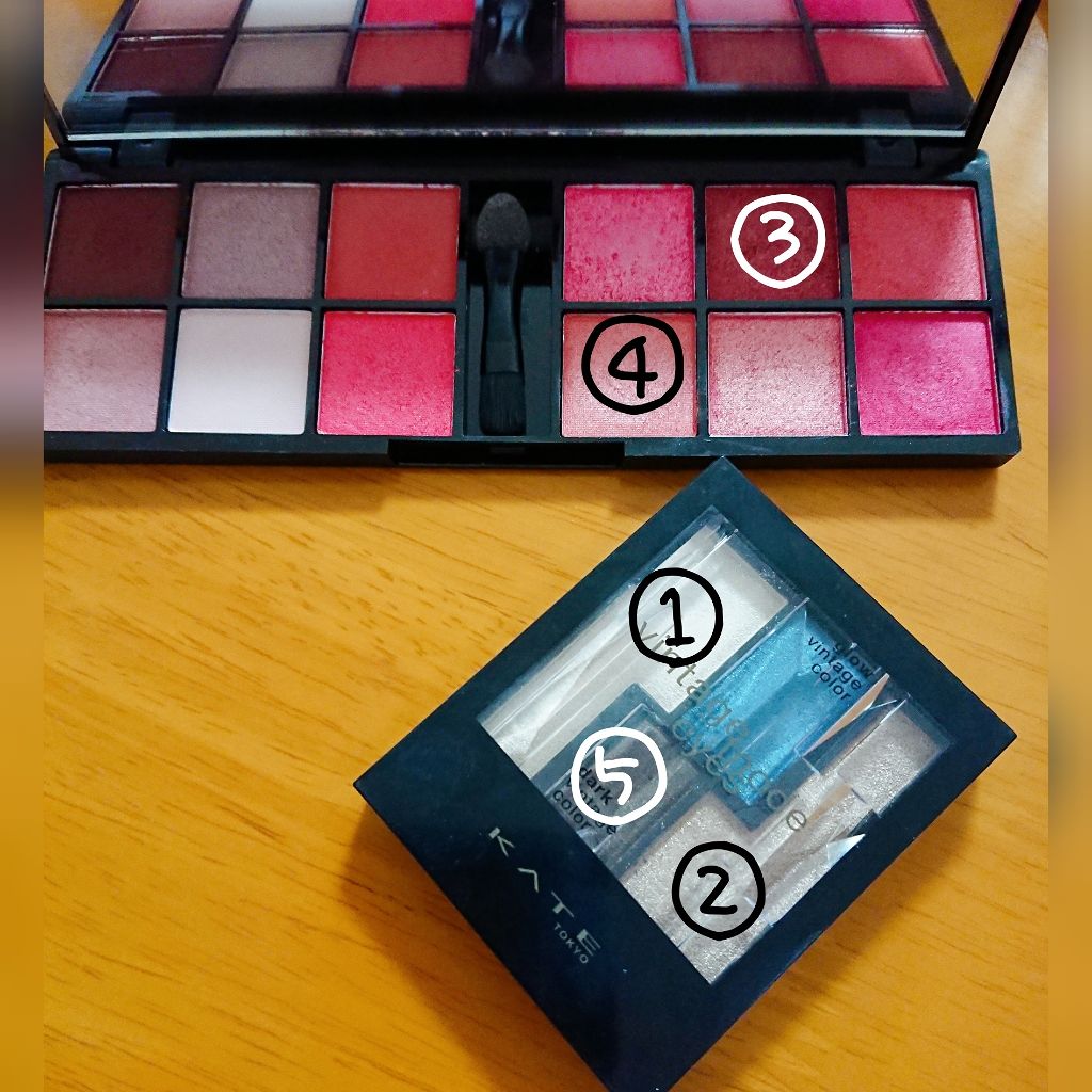 ヴィンテージモードアイズ/KATE/アイシャドウパレットを使ったクチコミ（1枚目）