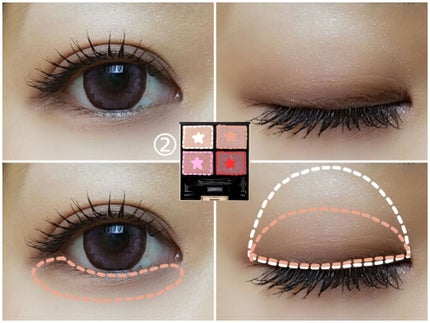 デザイニング カラー アイズ/SUQQU/アイシャドウパレットを使ったクチコミ(4枚目)