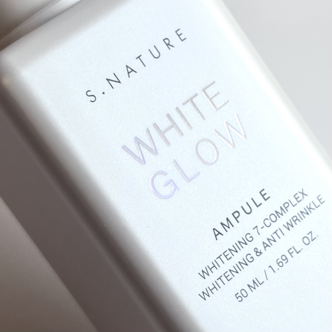 ホワイトグロウアンプル/S.NATURE/美容液を使ったクチコミ（1枚目）