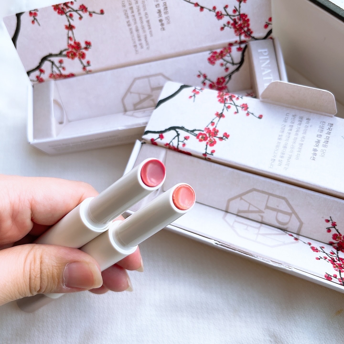 ベアグローペプチドメルティングバーム/PINATE/口紅を使ったクチコミ（3枚目）