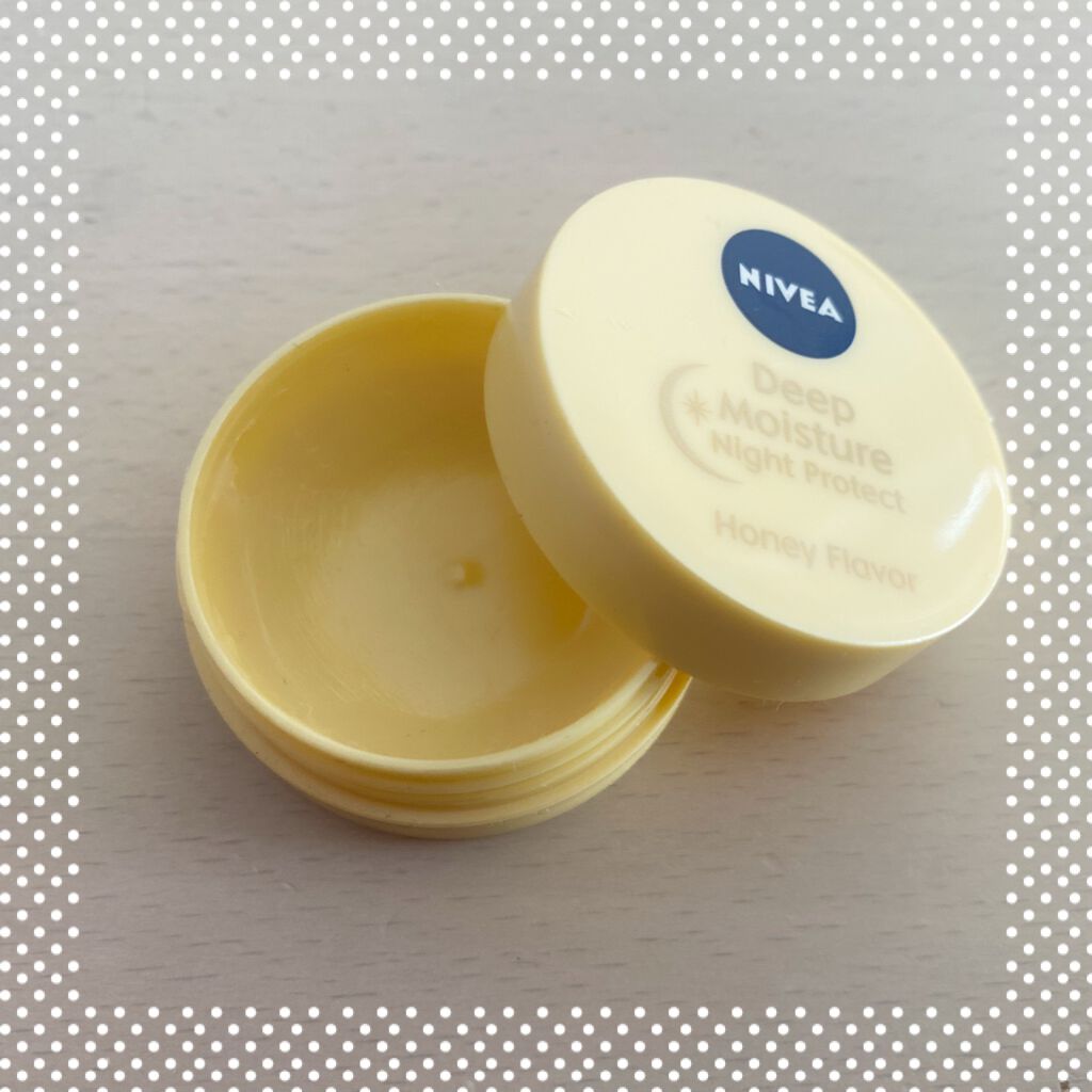 ディープモイスチャーナイトプロテクト はちみつの香り/ニベア/リップマスクを使ったクチコミ（2枚目）