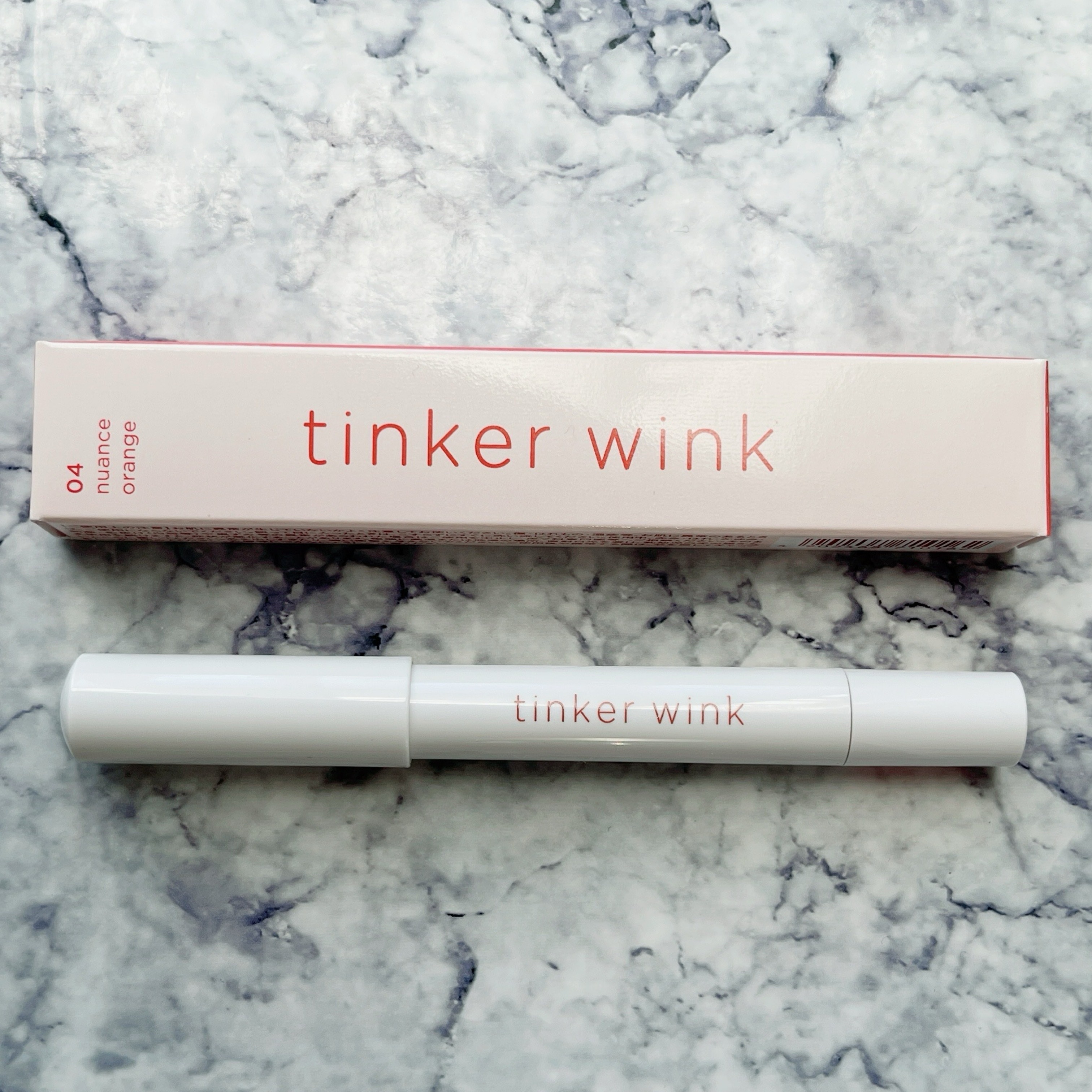 透け感アイシャドウペンシル OR01 ニュアンスオレンジ/ティンカーウィンク/スティックアイシャドウを使ったクチコミ（2枚目）