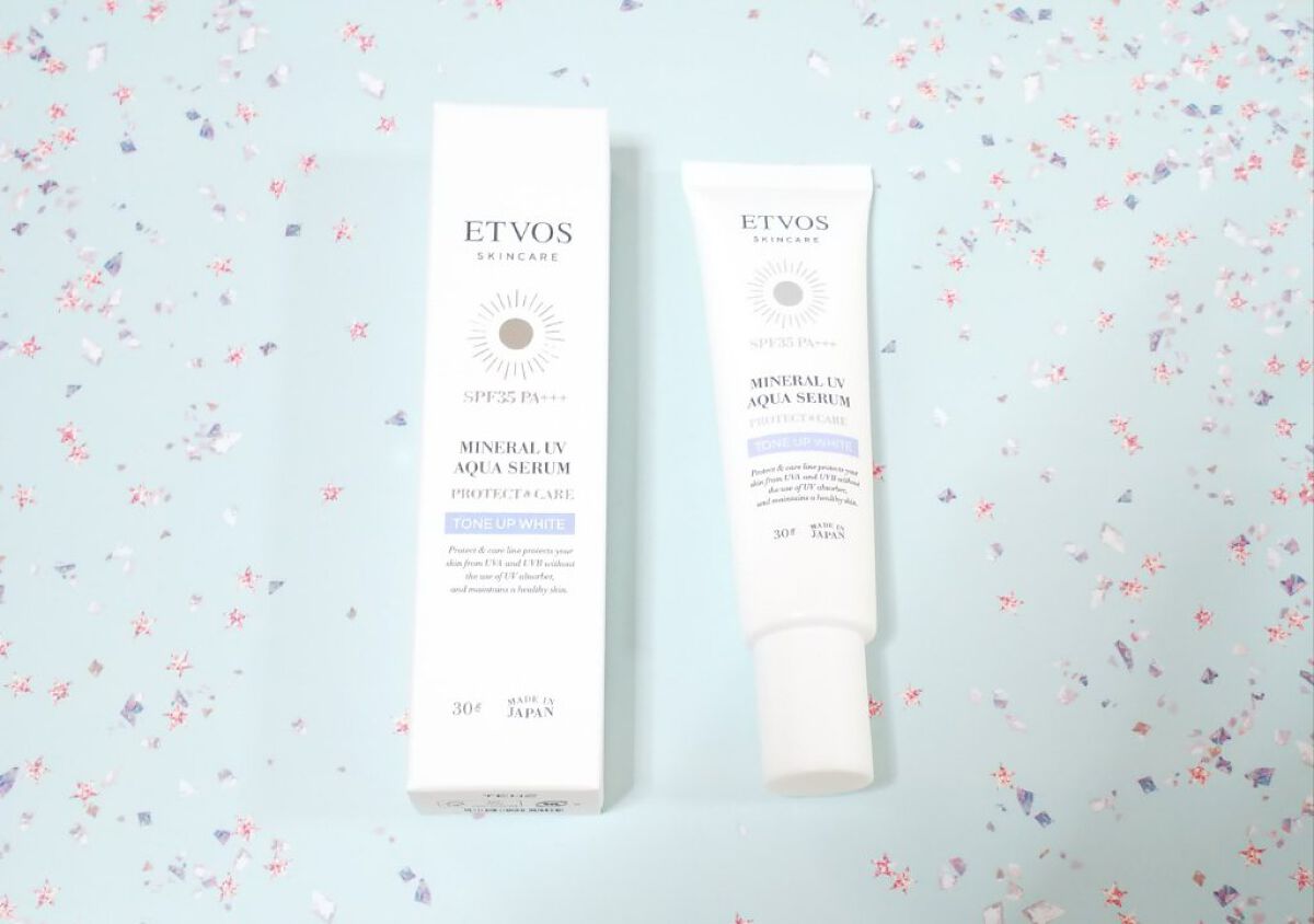 ミネラルUVアクアセラム/エトヴォス/美容液を使ったクチコミ(1枚目)