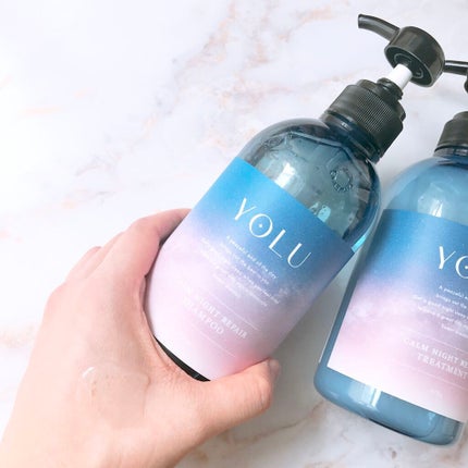 カームナイトリペアシャンプー/トリートメント/YOLU/市販シャンプーを使ったクチコミ(3枚目)