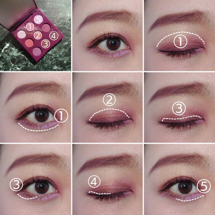 ORCHID you not/ColourPop/アイシャドウパレットを使ったクチコミ(4枚目)