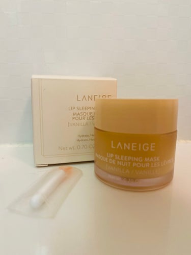 リップスリーピングマスク バニラ/LANEIGE/リップケア・リップクリームを使ったクチコミ（1枚目）