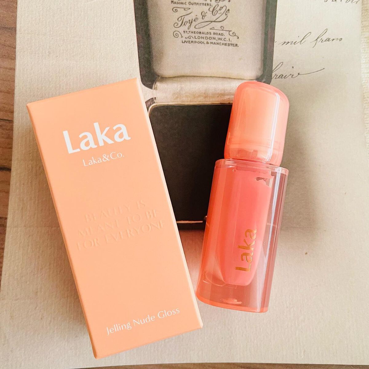 ジェリーイングヌードグロス/Laka/リップグロスを使ったクチコミ(6枚目)