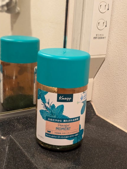 クナイプ バスソルト ピースフルモーメント ウォーターミント&ローズマリーの香り/クナイプ/無機塩系入浴剤を使ったクチコミ(1枚目)