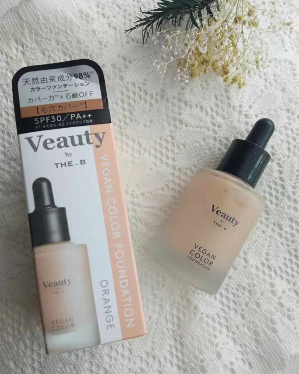 ヴィーガン カラーファンデーション/Veauty by THE_B/リキッドファンデーションを使ったクチコミ(4枚目)