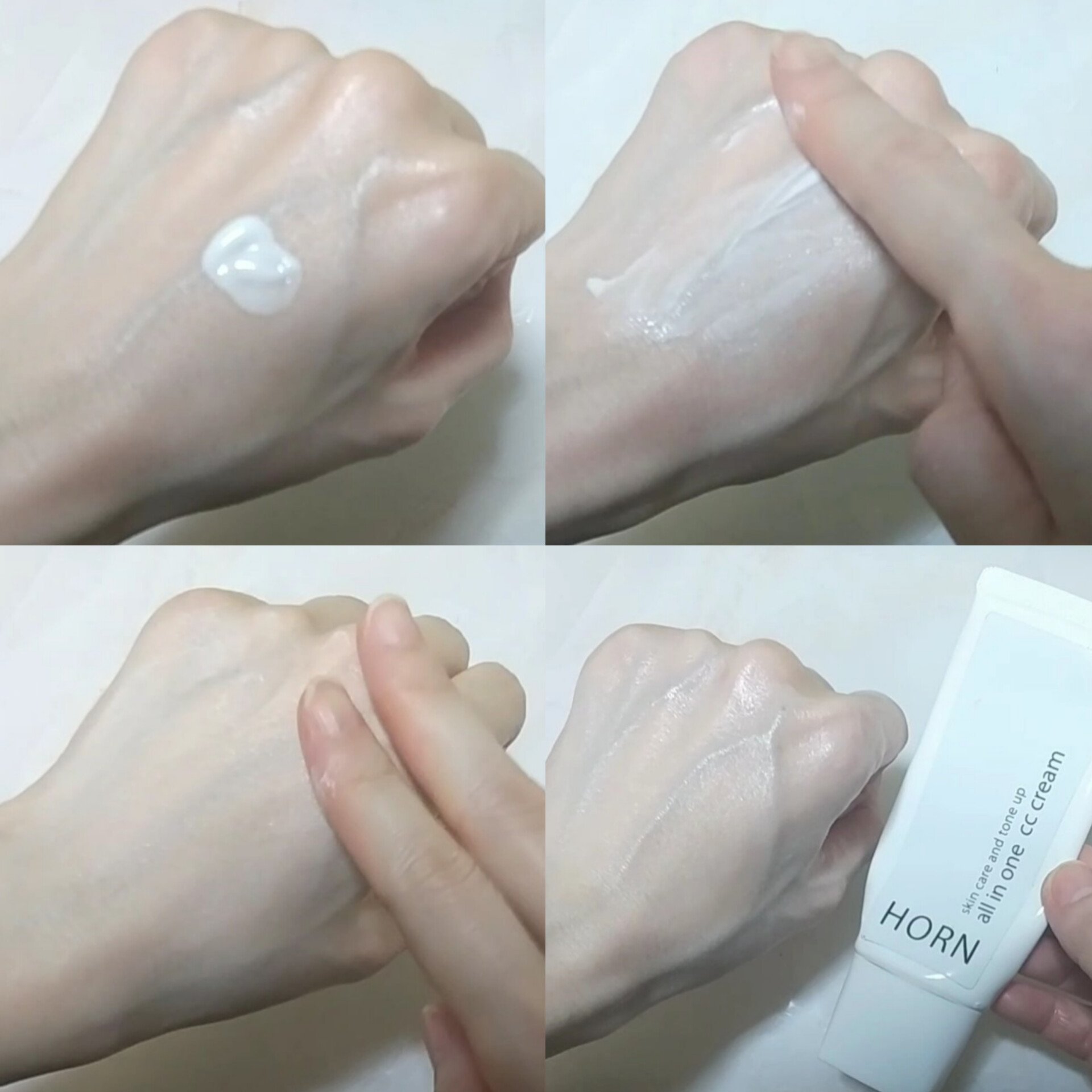 オールオインワンCCクリーム/HORN/化粧下地を使ったクチコミ（2枚目）