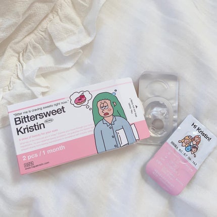 ビタースイートクリスティン/Hapa kristin/カラーコンタクトレンズを使ったクチコミ(3枚目)