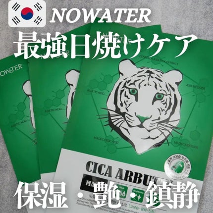 シカアルブチンマスク/NOWATER/シートマスク・パックを使ったクチコミ(1枚目)