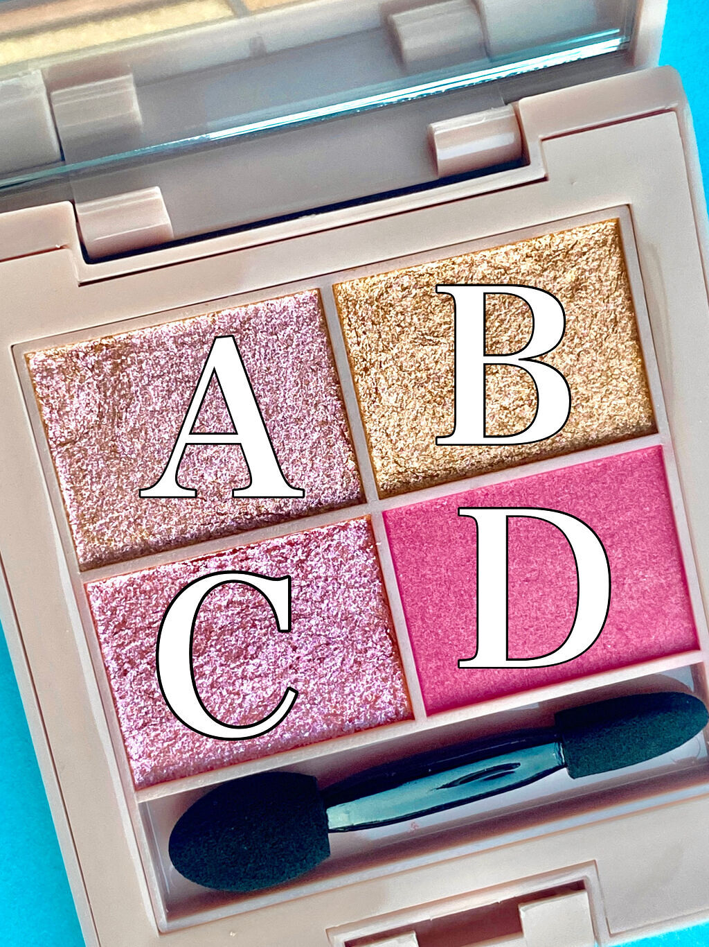 イロアソビ 4色アイパレット ＃01​ あなたは愛されている/iroasobi/アイシャドウパレットを使ったクチコミ（3枚目）