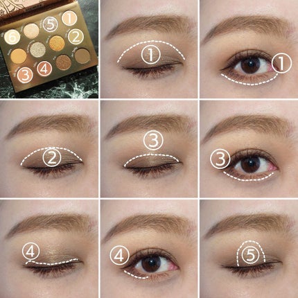 BOUDOIR NOIR/ColourPop/アイシャドウパレットを使ったクチコミ(4枚目)