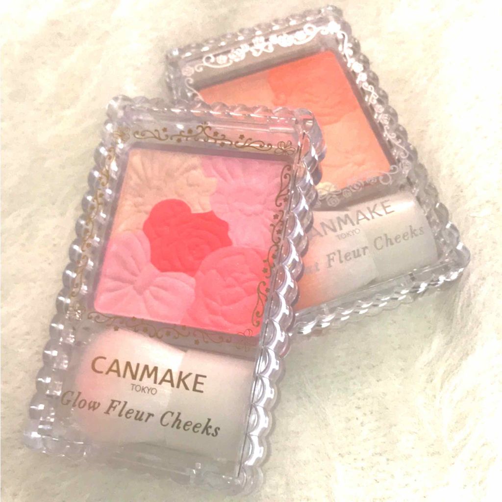 グロウフルールチークス/キャンメイク/パウダーチークを使ったクチコミ（1枚目）