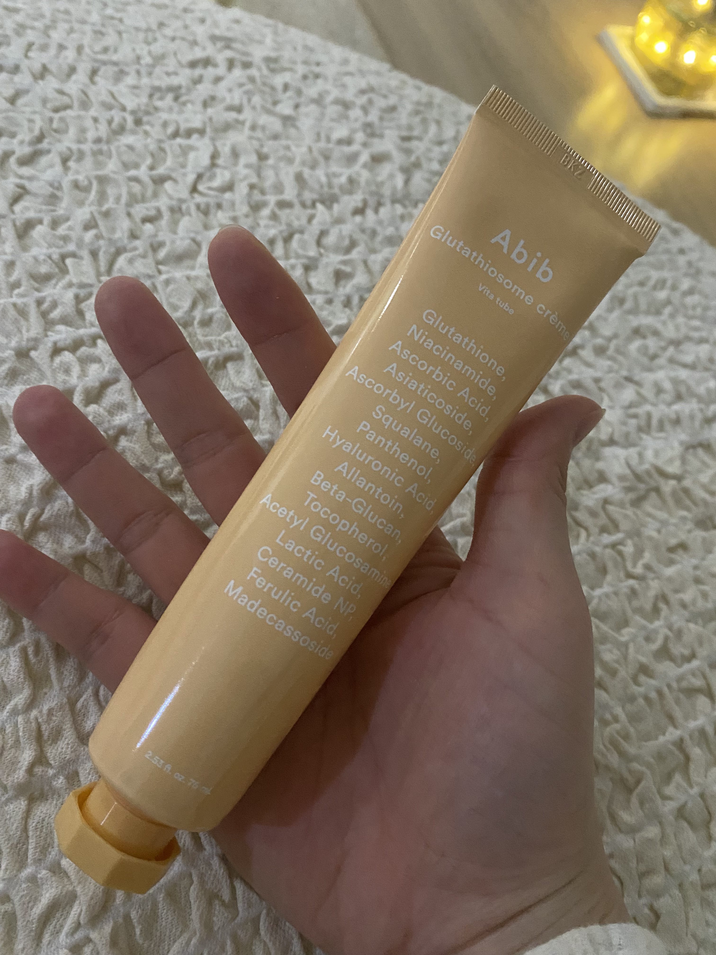 アビブ　グルタチオンソームクリームビタチューブ/Abib /フェイスクリームを使ったクチコミ（1枚目）