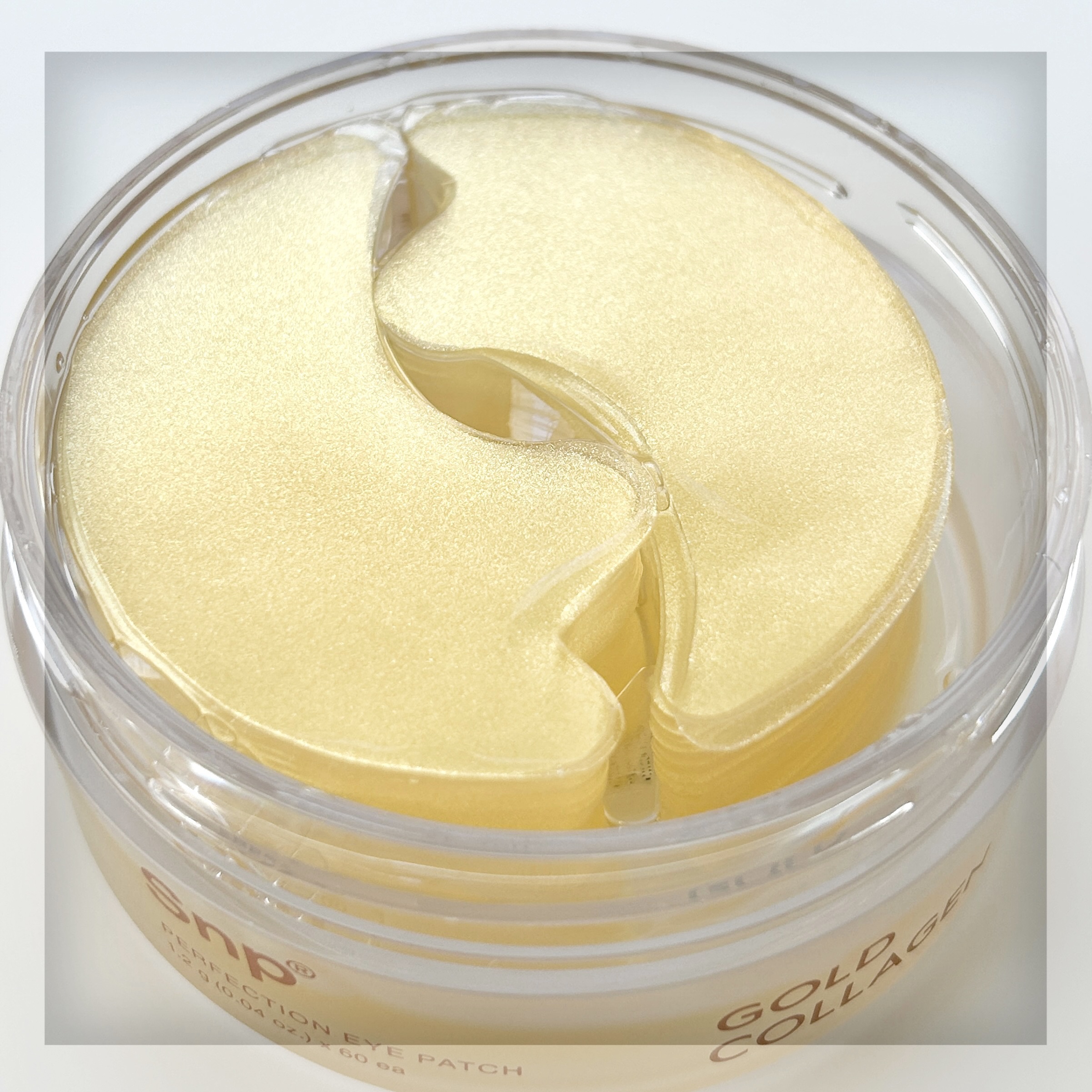 ゴールドコラーゲンパーフェクションアイパッチ/SNP/シートマスク・パックを使ったクチコミ（3枚目）