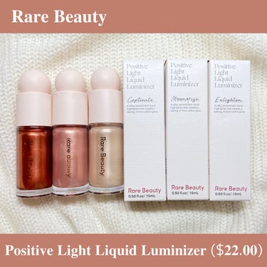 Positive Light Liquid Luminizer﻿ Mesmerize/Rare Beauty/リキッドハイライトを使ったクチコミ（1枚目）