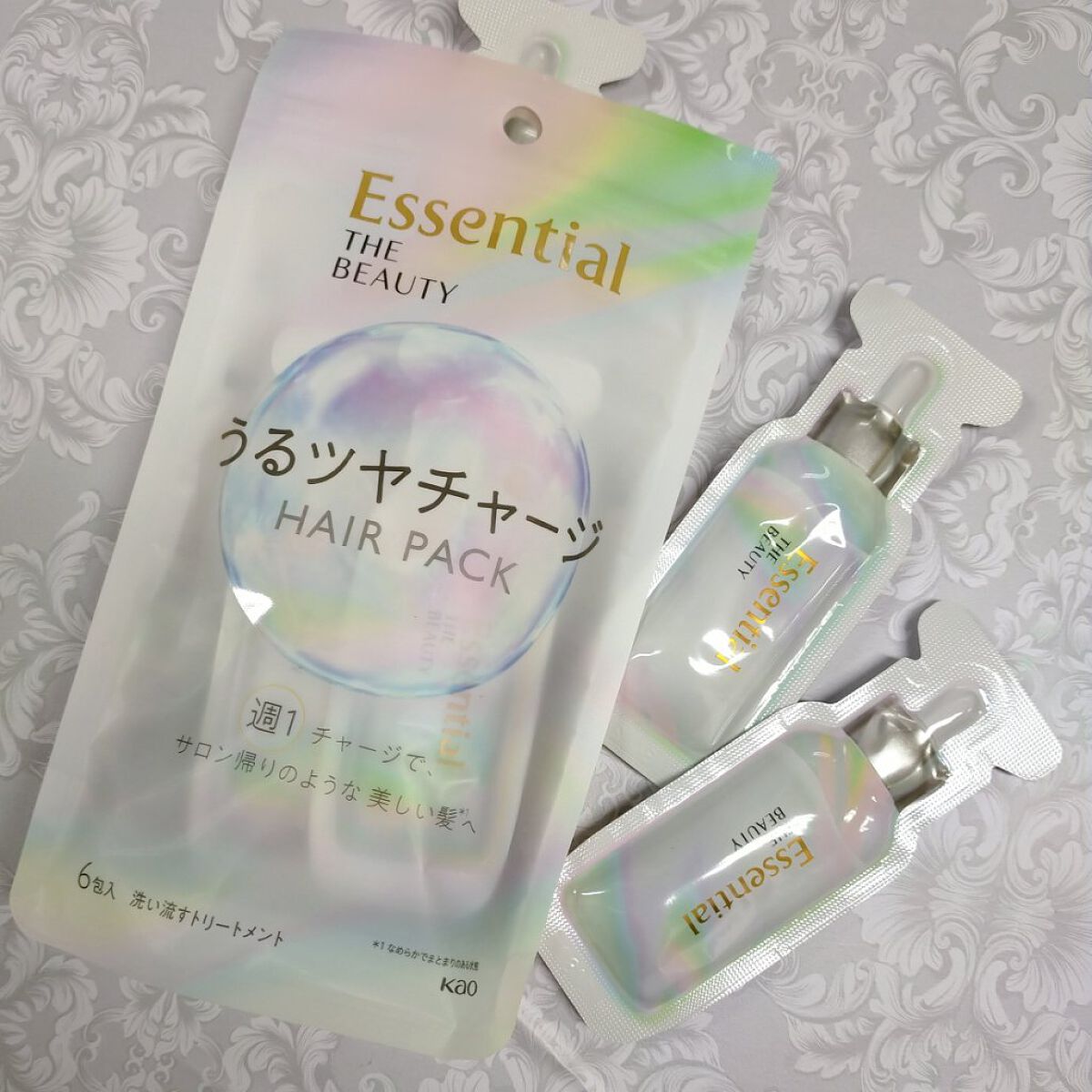 ザビューティ うるツヤチャージヘアパック/エッセンシャル/ヘアマスク・ヘアパックを使ったクチコミ（1枚目）