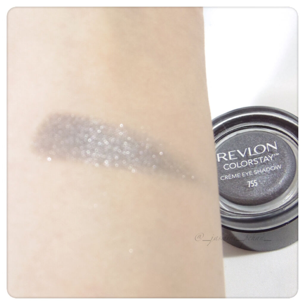 カラーステイ クリーム アイシャドウ ＃755 リコリス/REVLON/ジェル・クリームアイシャドウを使ったクチコミ（2枚目）