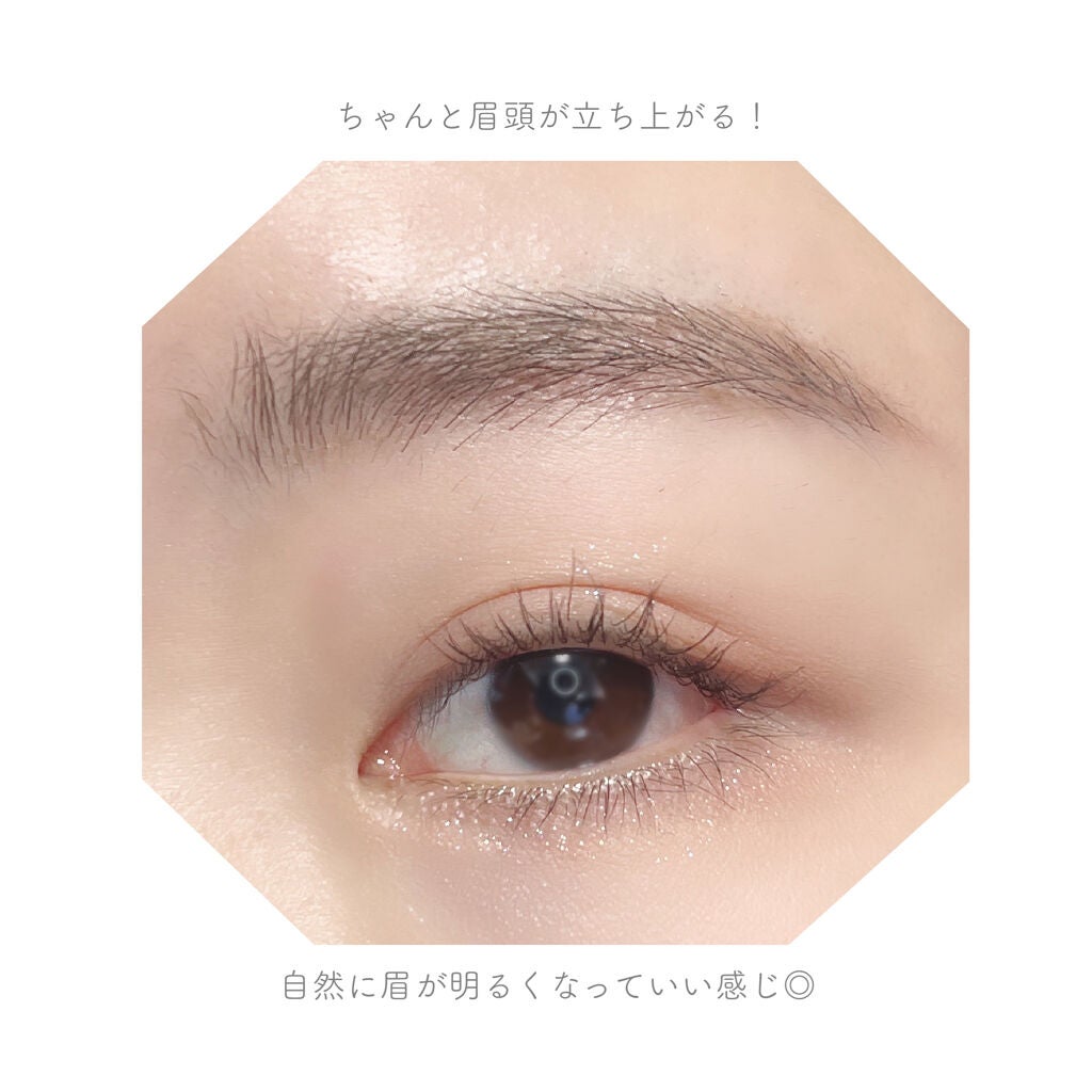 ブロウコレクティングシェイパー/HOLIKA HOLIKA/眉マスカラを使ったクチコミ(4枚目)