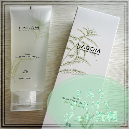 ラゴム ジェルトゥウォーター クレンザー(LV)(朝用洗顔)/LAGOM /その他洗顔料を使ったクチコミ(1枚目)