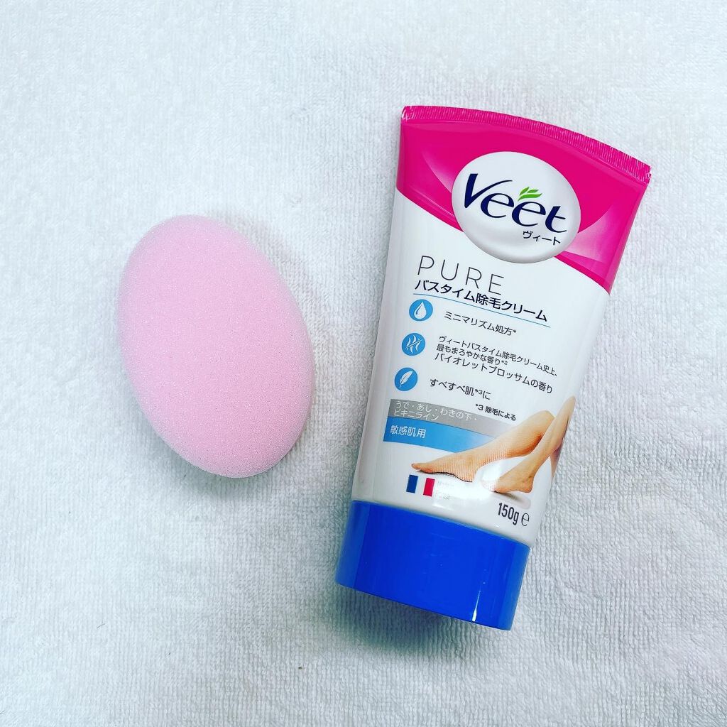 ヴィート ピュアバスタイム除毛クリーム 敏感肌用/Veet/除毛クリームを使ったクチコミ(1枚目)