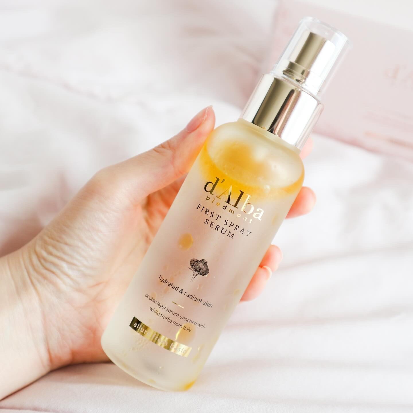 ダルバ ホワイトトリュフファーストスプレーセラム/ダルバ/ミスト状化粧水を使ったクチコミ（2枚目）