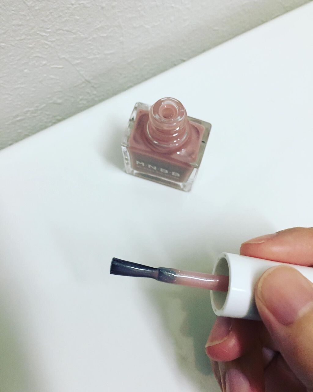 パーフェクトネイルコート カラー/M･N･B･B/オールインワンネイルを使ったクチコミ（2枚目）