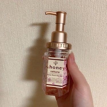 サクラ ディープモイスト ヘアオイル/&honey/ヘアオイルを使ったクチコミ（5枚目）