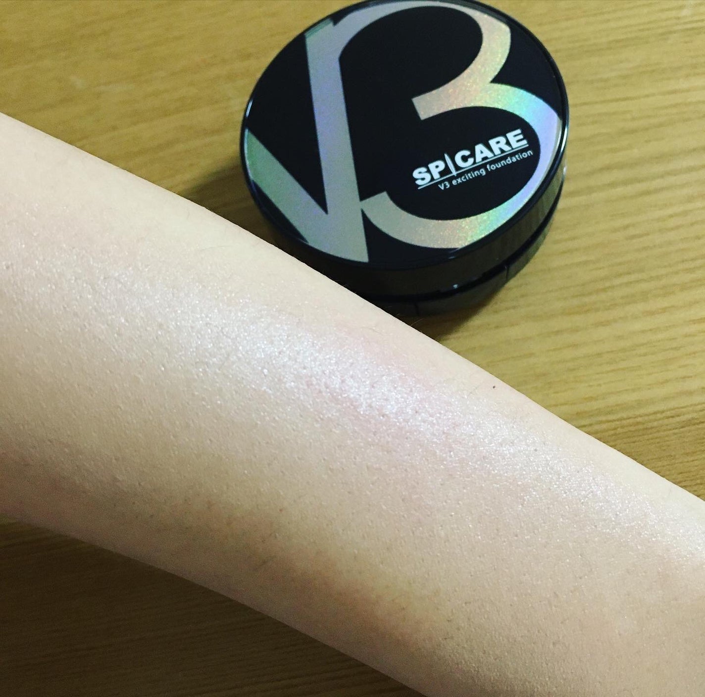 V3 エキサイティングファンデーション/SPICARE/クッションファンデーションを使ったクチコミ(1枚目)