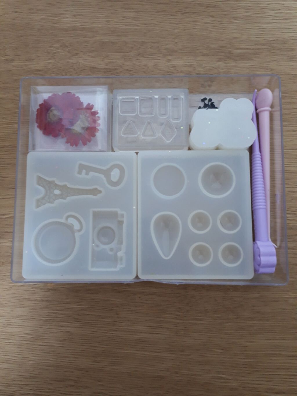 3段式クリアーケース/DAISO/その他化粧小物を使ったクチコミ(3枚目)