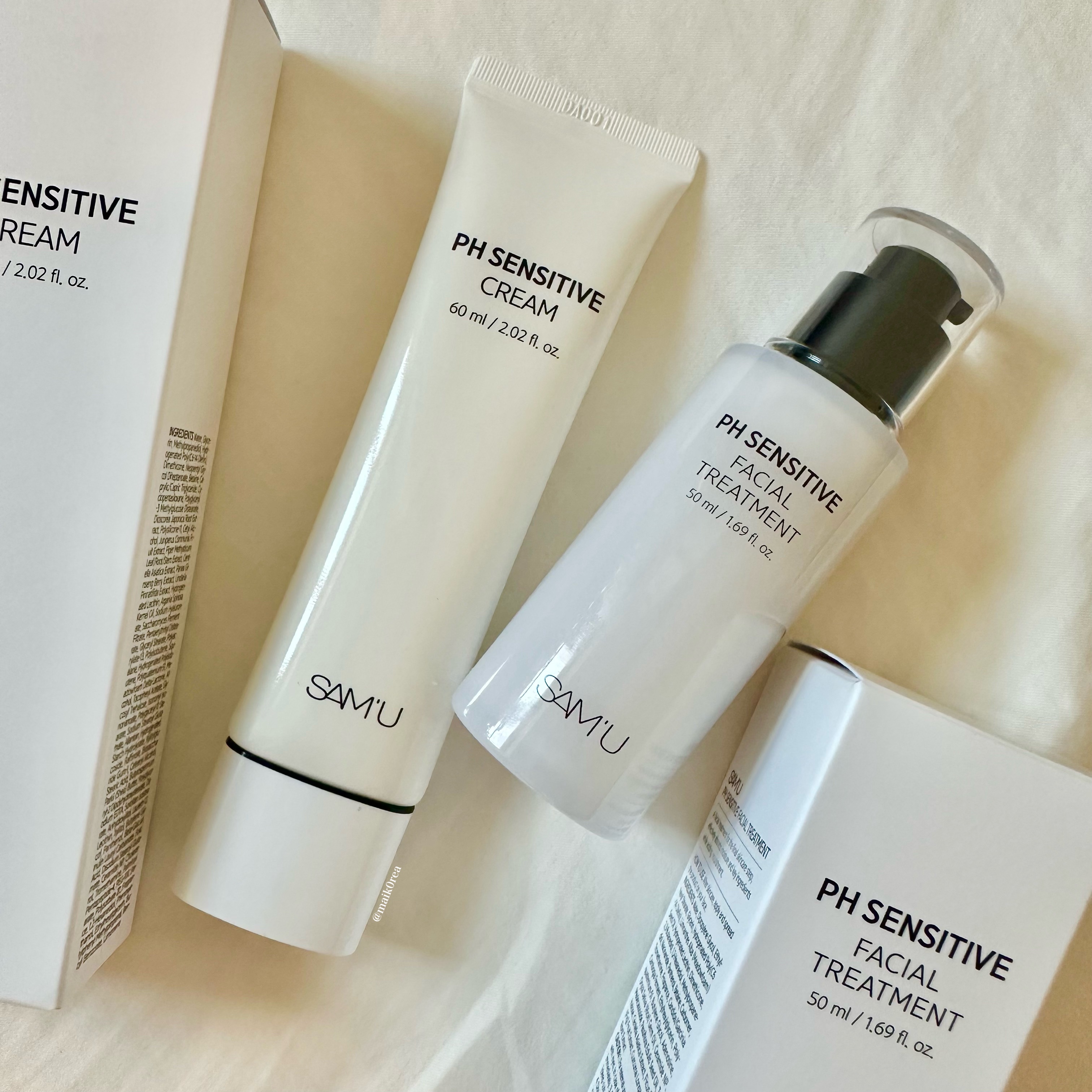 SAM'U

◾️PH センシティブクリーム
samuのバズクリームがチューブになり、容量も10mlアップで新登場！
個人的にジャータイプより衛生的で利便性も良いので、断然チューブ推しです。
コックリした伸びのいいクリームはベタつ