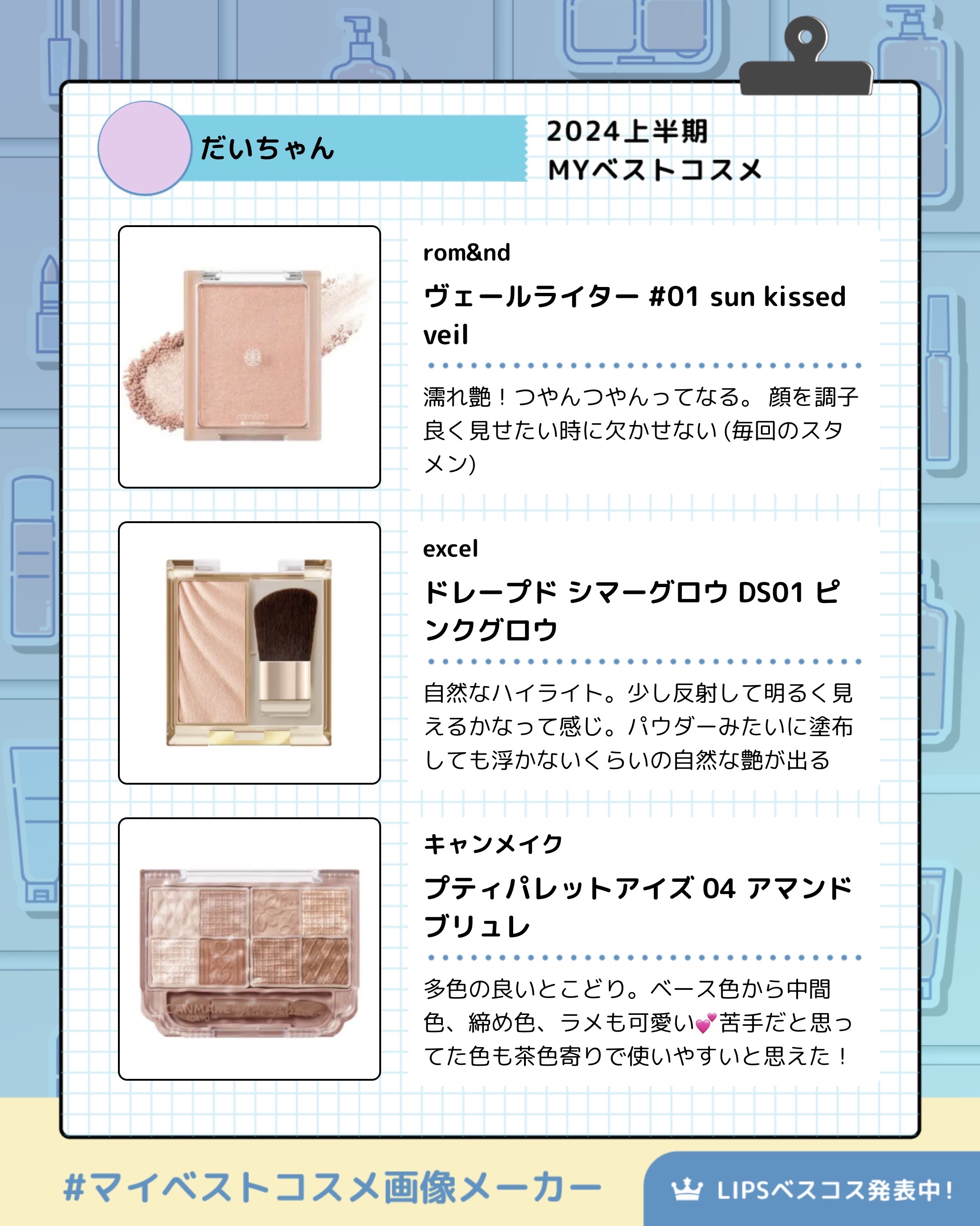 アイクリームプライマー/キャンメイク/アイシャドウベースを使ったクチコミ（3枚目）