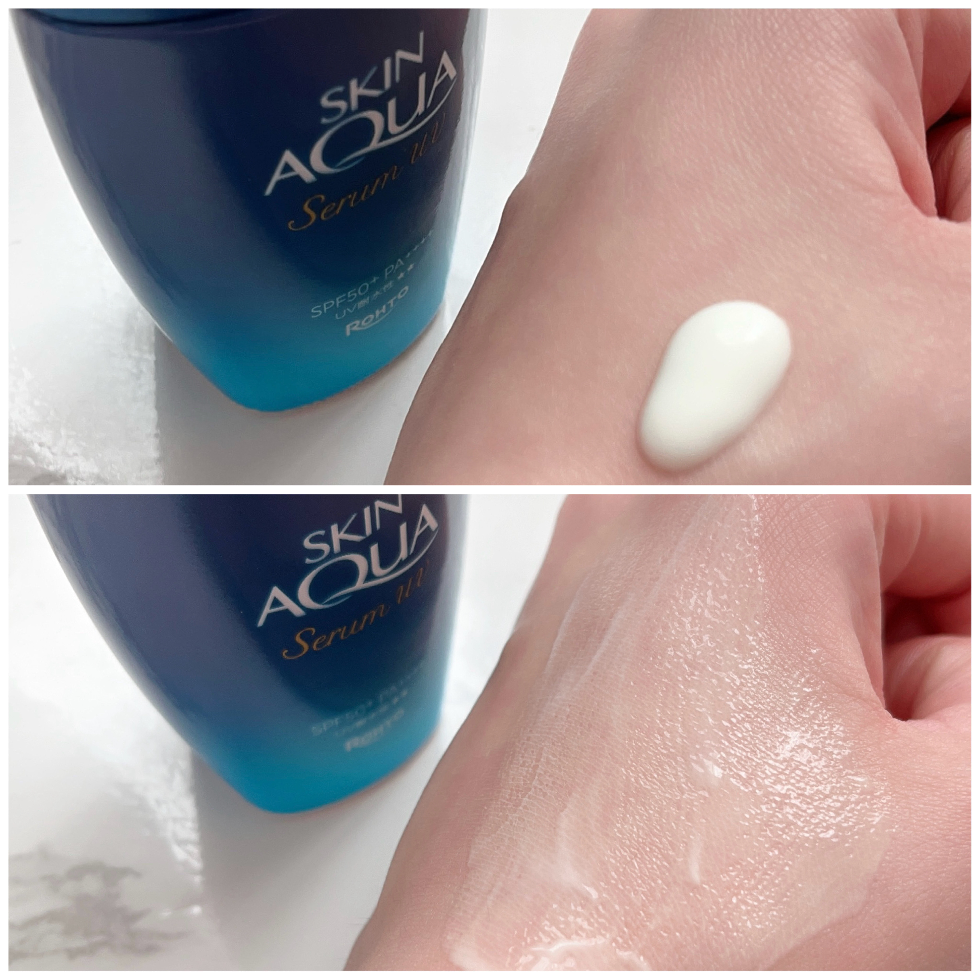 スキンアクア ヒアルロンセラムUV/スキンアクア/日焼け止めローションを使ったクチコミ（3枚目）