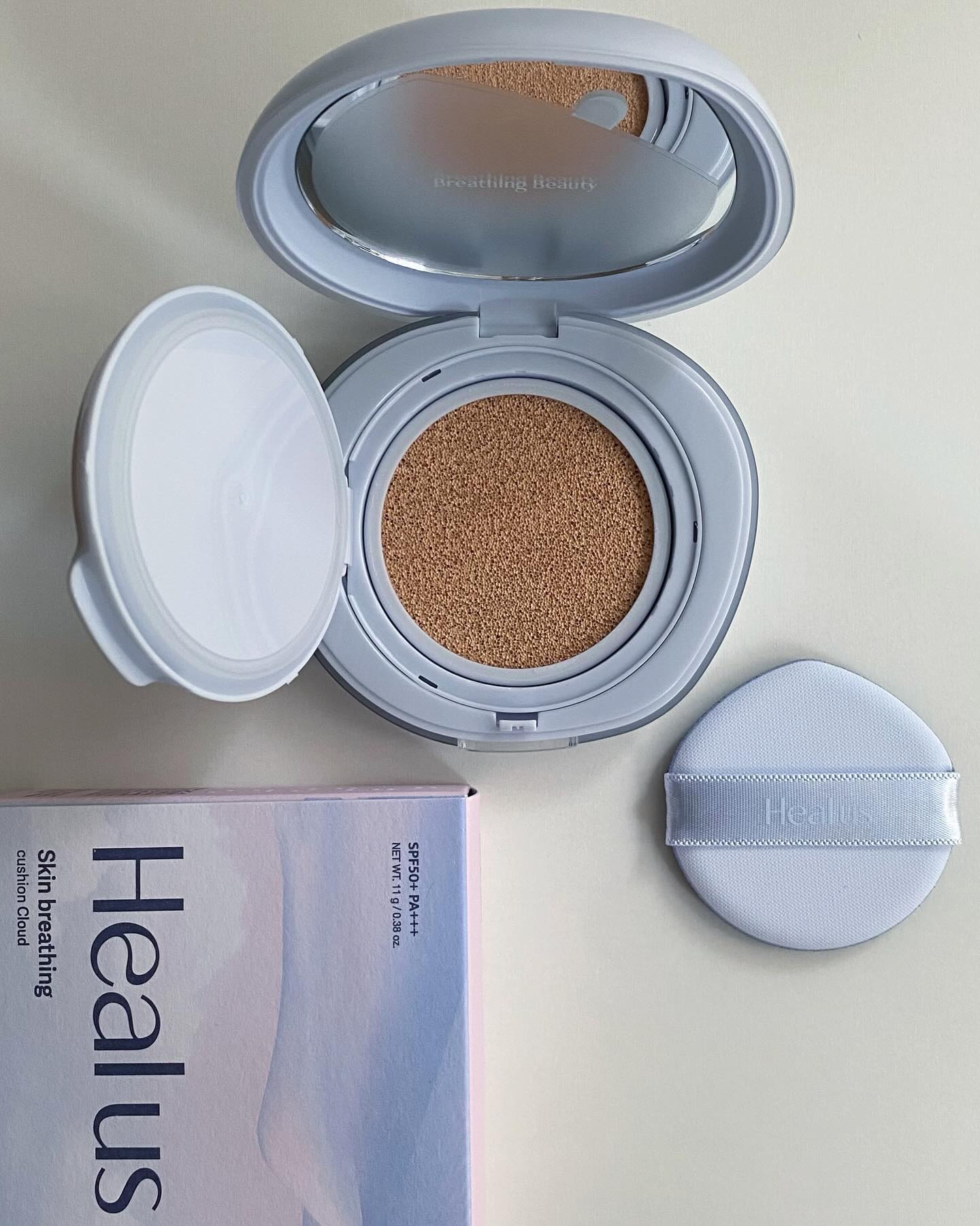 Skin breathing cushion Cloud/Healus/クッションファンデーションを使ったクチコミ（3枚目）