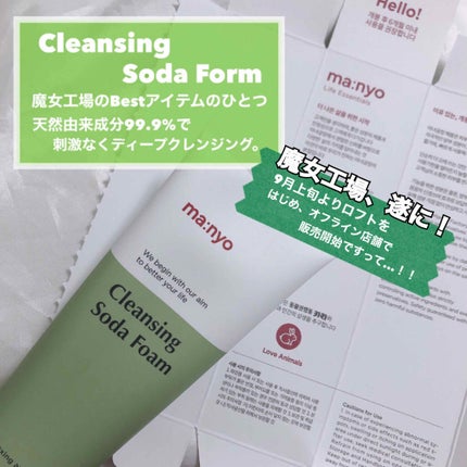ソーダ洗顔料/manyo/洗顔フォームを使ったクチコミ(2枚目)