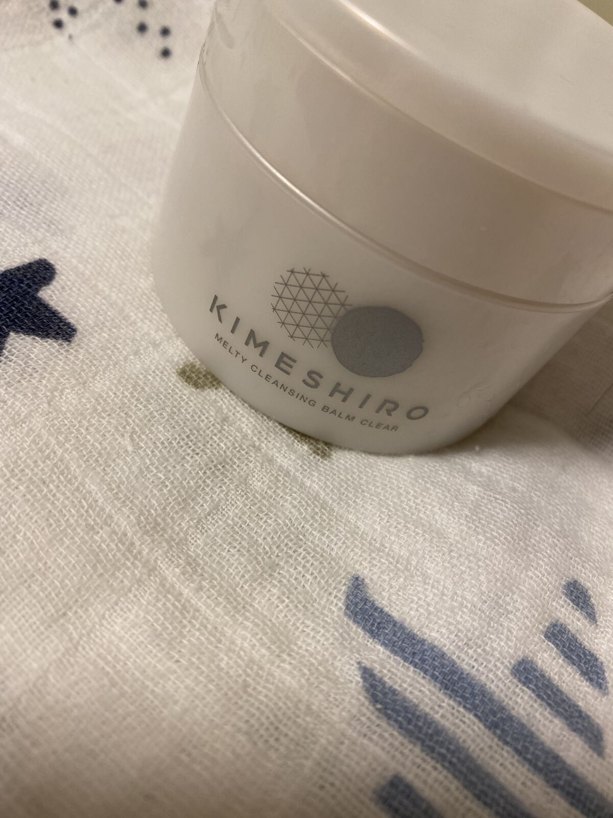 メルティクレンジングバーム クリア/KIMESHIRO/クレンジングバームを使ったクチコミ（1枚目）