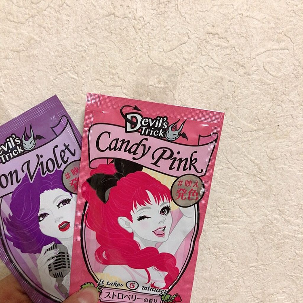 デビルズトリック/クイスクイス/ヘアカラーを使ったクチコミ(2枚目)