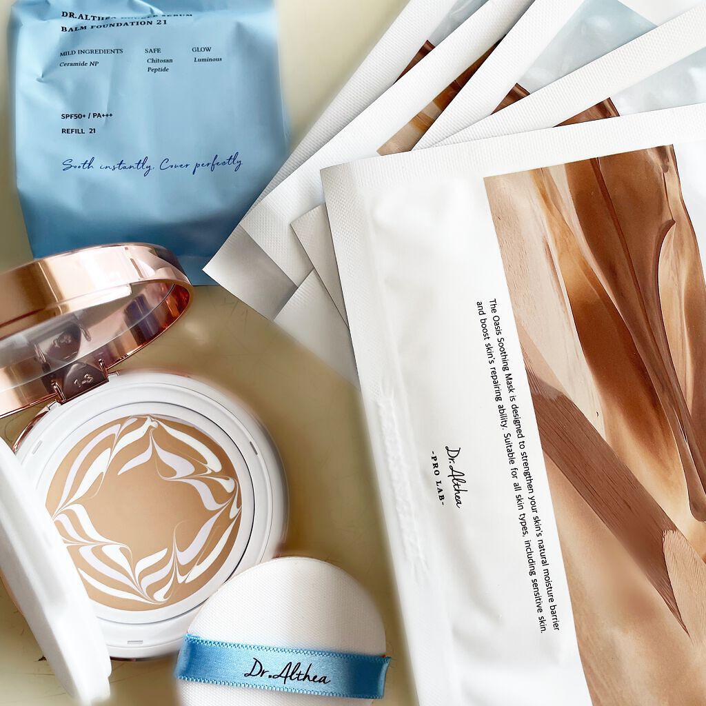 ダブル セラム バーム ファンデーション/Dr.Althea/クリーム・エマルジョンファンデーションを使ったクチコミ(1枚目)