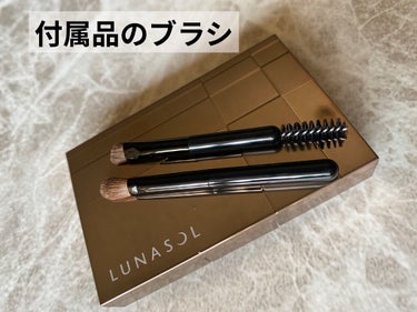 スタイリングアイゾーンコンパクト 01 Natural Brown/LUNASOL/アイシャドウパレットを使ったクチコミ（3枚目）