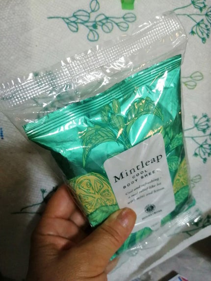 ミントリープ クール ボディシート/ハウス オブ ローゼ/ボディシートを使ったクチコミ(3枚目)