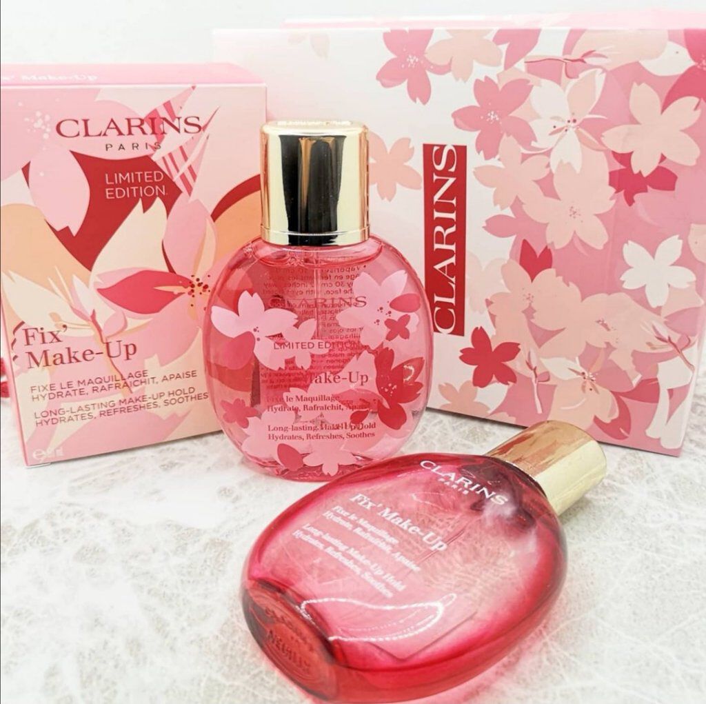フィックス メイクアップ サクラ/CLARINS/ミスト状化粧水を使ったクチコミ(7枚目)