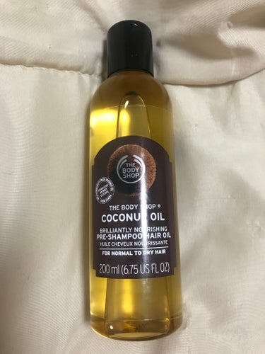 THE BODY SHOP  ココナッツ ブリリアント プレシャンプーヘアオイルのクチコミ「ザボディショップジャパン株式会社
ブリリアントプレシャンプーヘアオイル
ココナッツオイル
20.....」（1枚目）