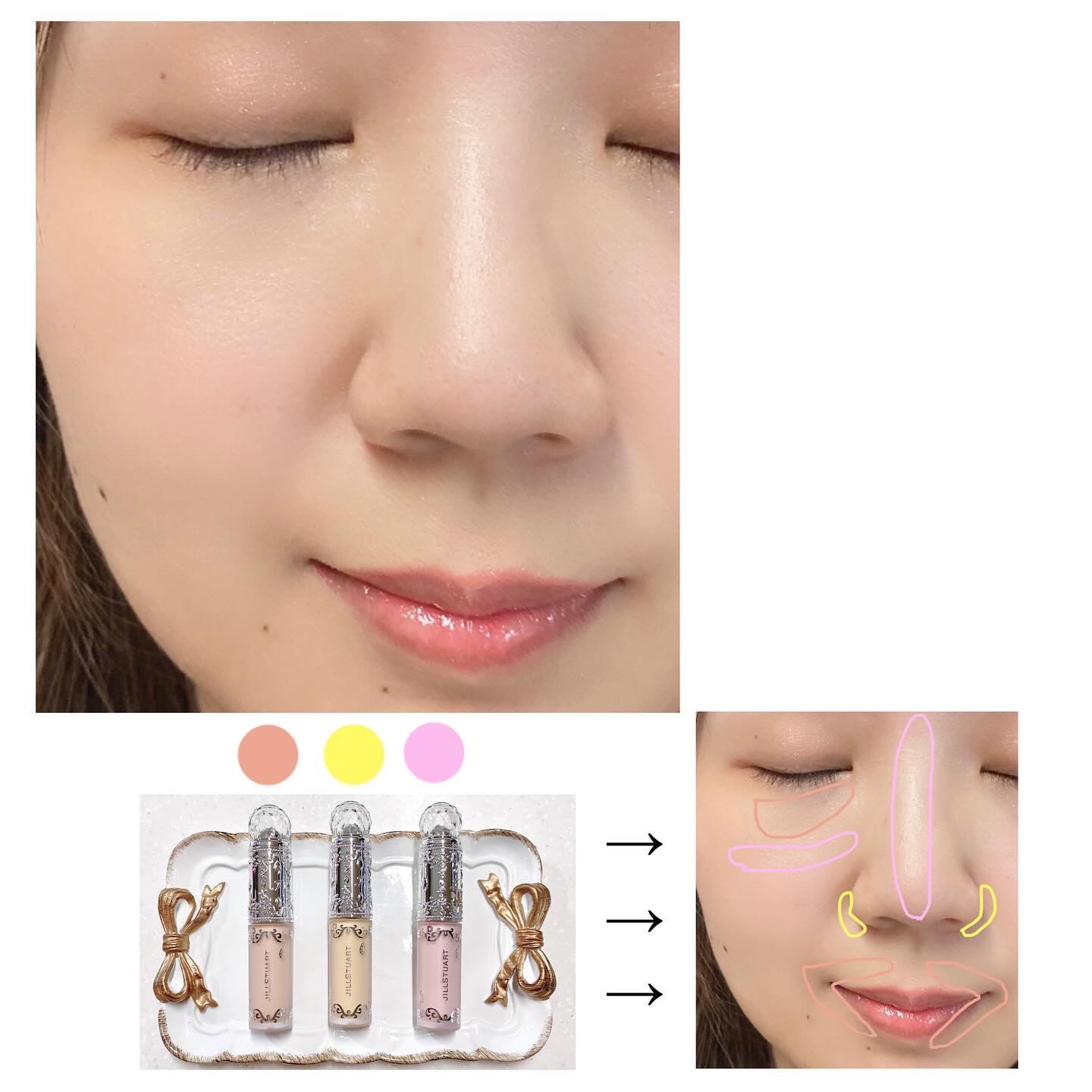 ダイヤモンドティップス コンシーラー（パールタイプ）/JILL STUART/リキッドコンシーラーを使ったクチコミ（3枚目）