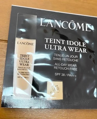 タンイドル ウルトラ ウェア リキッド/LANCOME/リキッドファンデーションを使ったクチコミ（1枚目）