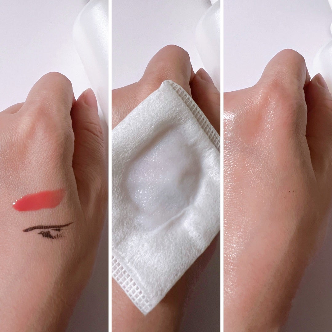 キュレル 潤浸保湿 乳液ケアメイク落とし/キュレル/ミルククレンジングを使ったクチコミ(4枚目)