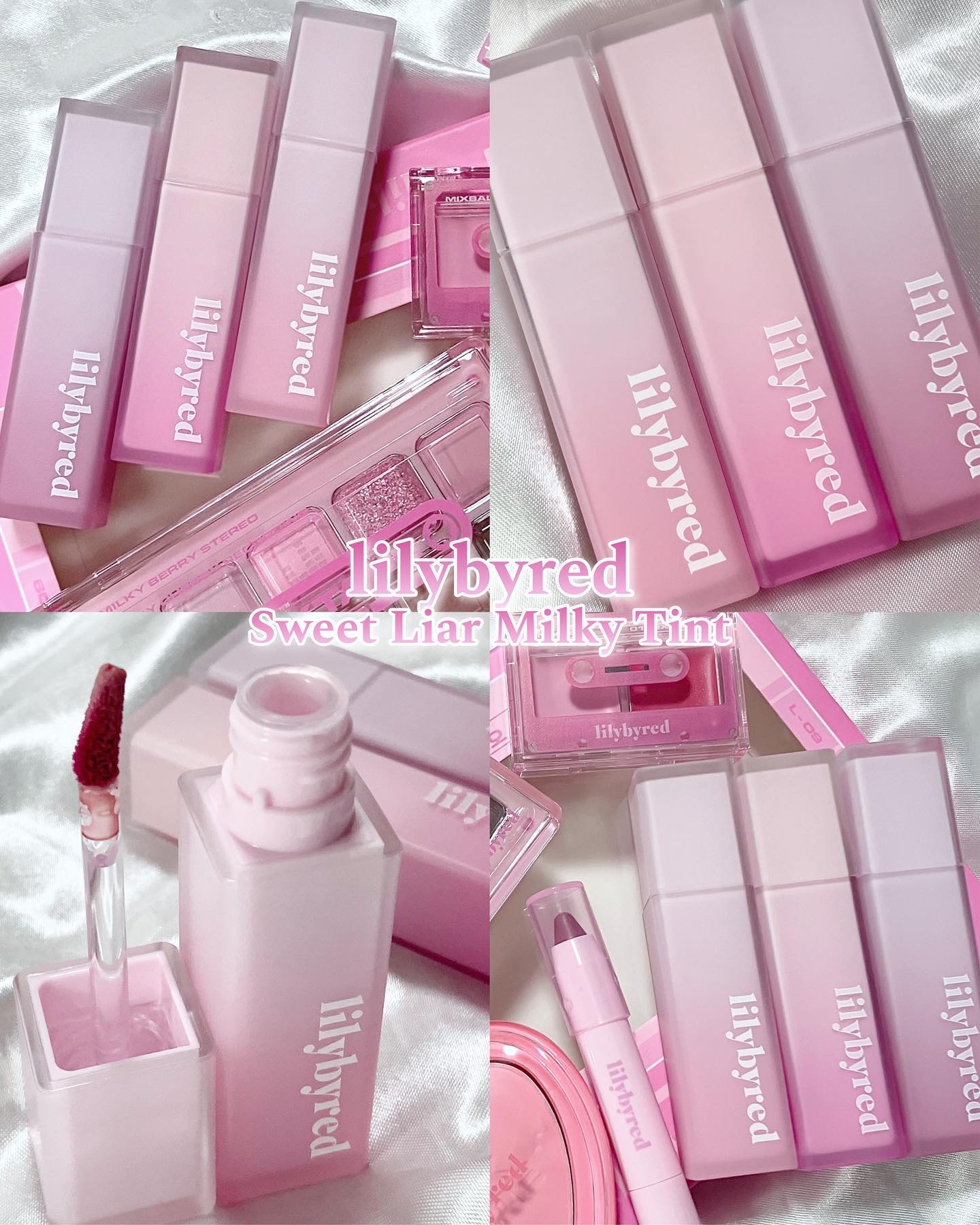 スウィート ライアー ミルキー ティント 03 ストロベリーベビーシュー(Strawberry Baby Chou)/lilybyred/口紅を使ったクチコミ（1枚目）